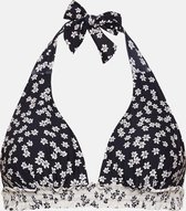 Blossoms triangel bikinitop Blauw maat 42D (85D)