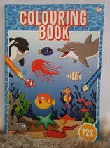 Colouring book In de zee, 72 blz