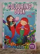 Colouring book Zeemeerminnen, 72 blz