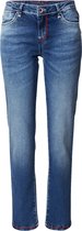 Soccx ® jeans met rechte pijpen en used look, Blauw (W32 X L32)