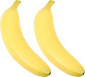 3x stuks kunstfruit banaan 20 cm - decofruit bananen