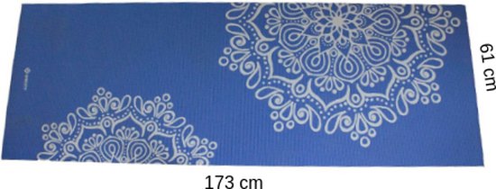 Specifit Yogamat Marrakech Blauw - Fitnessmat 170 x 60 cm met Opdruk van Specifit — afbeelding 5