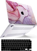 laptop huid - ZINAPS Case voor MacBook Air 13 inch 2020 2019 2018 Cover A2179 A1932 hard plastic 3D-effect Case Printing + 2 Siliconen EU Keyboard Covers met Touch ID en Retina Display