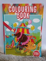 Colouring book het circus, 72 blz