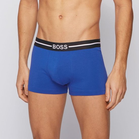 Hugo Boss Hugo Boss Trunk Boxershorts Onderbroek - Mannen - blauw - zwart -  wit | bol.com