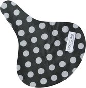 hooodie zadeldekje white small dots