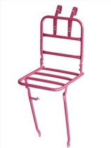 PTT Fiets Voordrager - 28 Inch (28'') - Met Steun - Roze - Staal