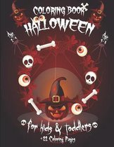 Halloween Coloring Book For Kids & Toddlers