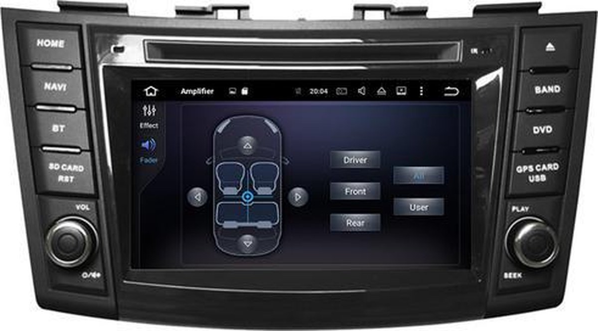 Suzuki Swift 2010-2017 radio navigatie Android 12 64gb met apple carplay en android auto