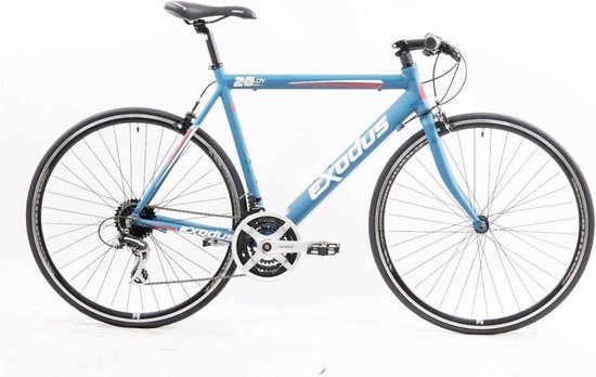 Leader Exodus - Racefiets 28 inch - Wielrenfiets - 14 versnellingen Shimano - Blauw - Framemaat:56 cm - BC0452194015 R8