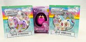 Unicorn set - 2 pocket unicorns en 1 growing unicorn egg - Eenhoorn set - zak eenhoorn en eenhoorn groei ei