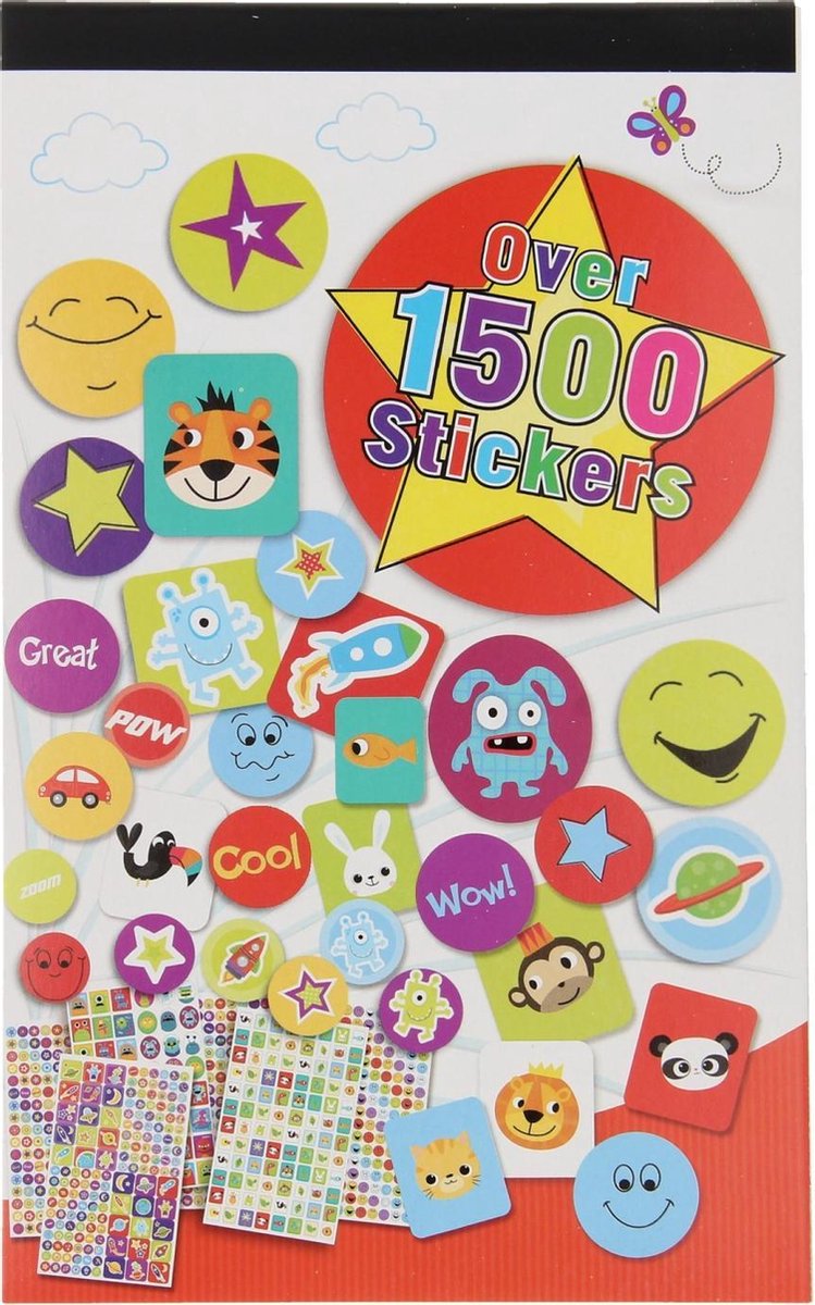 Stickerboek, 1.500 Stickers