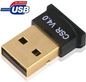 Premium Mini Bluetooth 4.0 USB Dongel Zwart / Black | 30M bereik