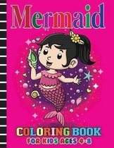 Mermaid Coloring Book for Kids Ages 4-8