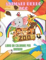 ANIMALI DELLO ZOO - Libro Da Colorare Per Bambini