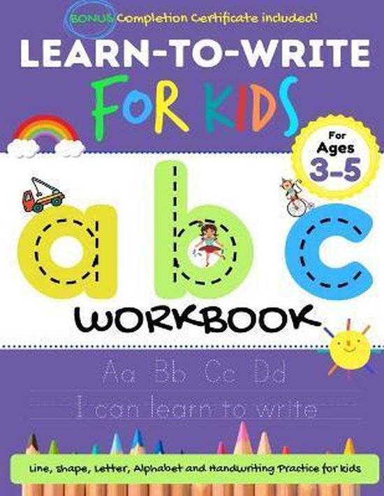 Learn to Write For Kids ABC Workbook | 9781922515131 | The Life ...