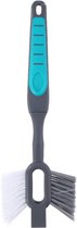 voegenborstel -2-in-1 tegel- Borstel- en voegenborstel 30 cm grijs/blauw - vloer