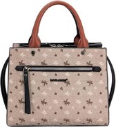 David Jones Small Handtas - Beige Multi