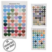 Bullet Journal Stickers - 6 Sheets - 3 Varianten - 324 stickers - Agenda - Planner - Artjournal
