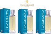 Swiss Arabian Casablanca - 3 Stuks - Eau de Parfum spray (unisex) 100 ml
