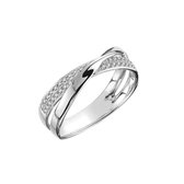 Zilverkleurige ring Bedazzled silver