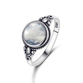 Zilveren ring Moonstone