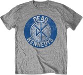 Dead Kennedys Heren Tshirt -L- Vintage Circle Grijs