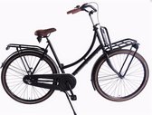Aldo 28 inch omafiets cargo 50cm 3v mat zwart