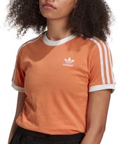 adidas T-shirt - Vrouwen - Oranje/Wit