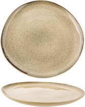 Oona-Sand-Green - Assiettes plates - D27xh2cm - Céramique - (Set de 6)