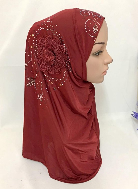 Foulard - Facile à enlever - Foulard Hijab - Foulard Femme - Abaya - Avec  Perles -... | bol.com