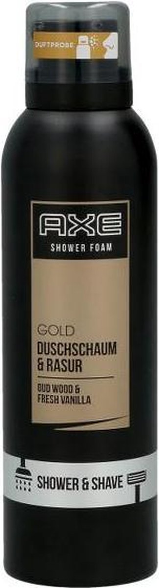 Snor Verloren Zelfrespect AXE Shower Foam Gold Oudwood & Vanille 200 ML | bol.com
