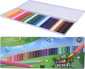 Ensemble de crayons de couleur Hobby 50x speelgoed pour enfants
