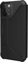 UAG Zwart hoesje voor iPhone 12 Pro Max - Book Case - Metropolis