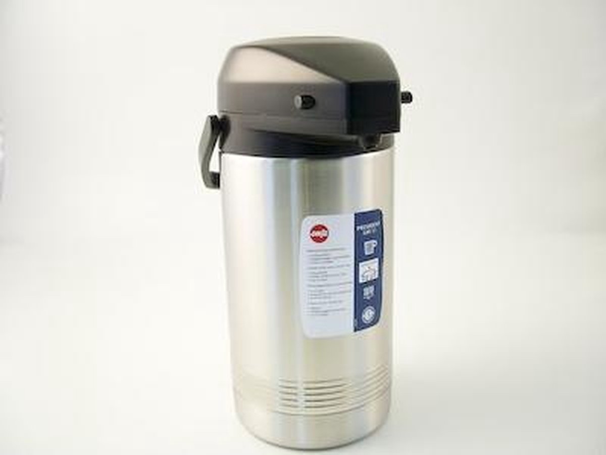 Emsa Thermoskan Met Pomp President RVS 3 Liter