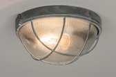 Lumidora Plafondlamp 72863 - E27 - Grijs - Betongrijs - Metaal - Badkamerlamp - ⌀ 24 cm