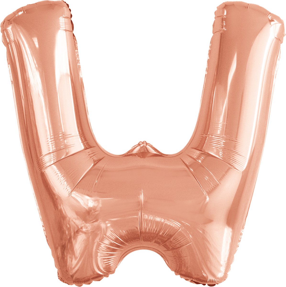 Amscan Folieballon Letter W 113 X 92 Cm Roségoud