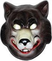 Masker wolf volwassen plastic