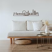 Skyline Londen Notenhout 90 Cm Wanddecoratie Voor Aan De Muur London City Shapes