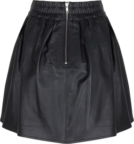 Elgèr - Leren rok Dames - Leather Coco skirt - Maat 36 (S) | bol