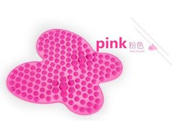 De Vlinder Spijkermat: Voeten - Acupressuur Mat - Massage & Ontspanning - Stress verlagend - Roze