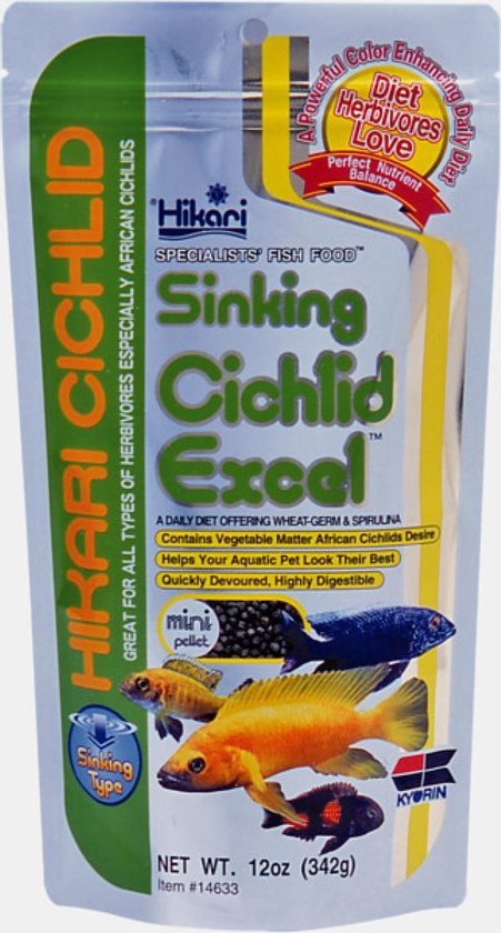 Hikari Cichlid Excel Mini 100 gr Skinking