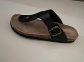 Teen slippers/sandalen heren - zwart - maat - 45