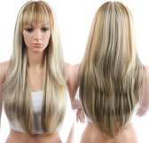 Perruque Pro Care Couleur Golf Blond Clair Femme - Cheveux Ondulés Longs 70cm - Perruque - Ajustable - Plume Léger 195g