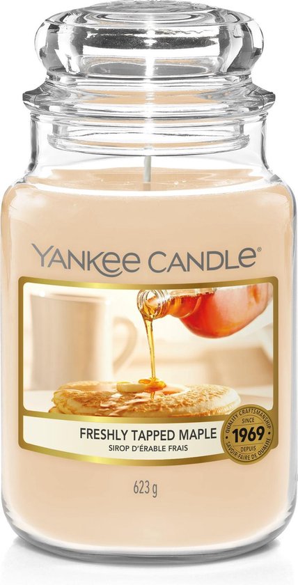 Yankee Candle Large Jar Geurkaars - Freshly Tapped Maple