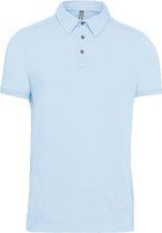 Kariban Heren Jersey Gebreide Polo Shirt (Hemelsblauw)