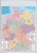 FRANKEN Duitsland postcode kaart, magnetisch