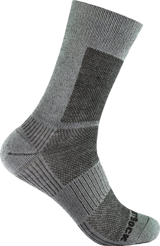 Foto: Wrightsock merino coolmesh ii grijs smoke wandelsokken