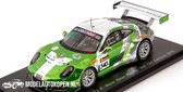 Porsche 911 GT3 R Black Swan Racing 2nd 12H Bathurst 2018 (Groen/Grijs) (10cm) 1/43 Spark - Modelauto - Schaalmodel - Model auto - Miniatuurautos - Miniatuur auto
