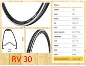 Ambrosio velg 28 24g RV30 zwart